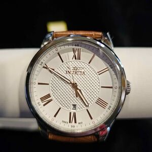 Invicta Celestial men's 43MM Quartz with leather band. New in box!